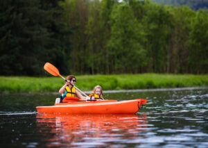 Try a variety of activities such as canoeing
